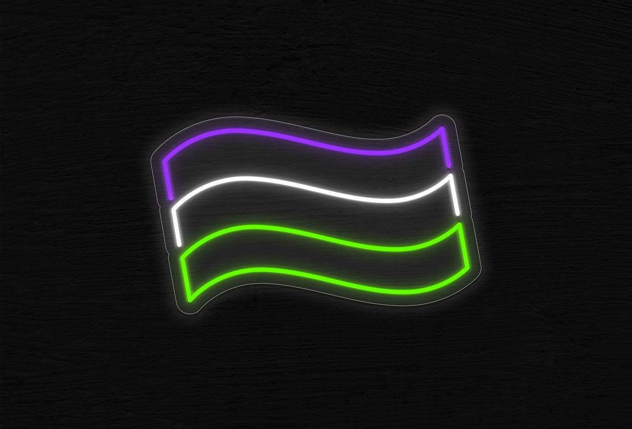 Gender Queer Flag LED Neon Sign