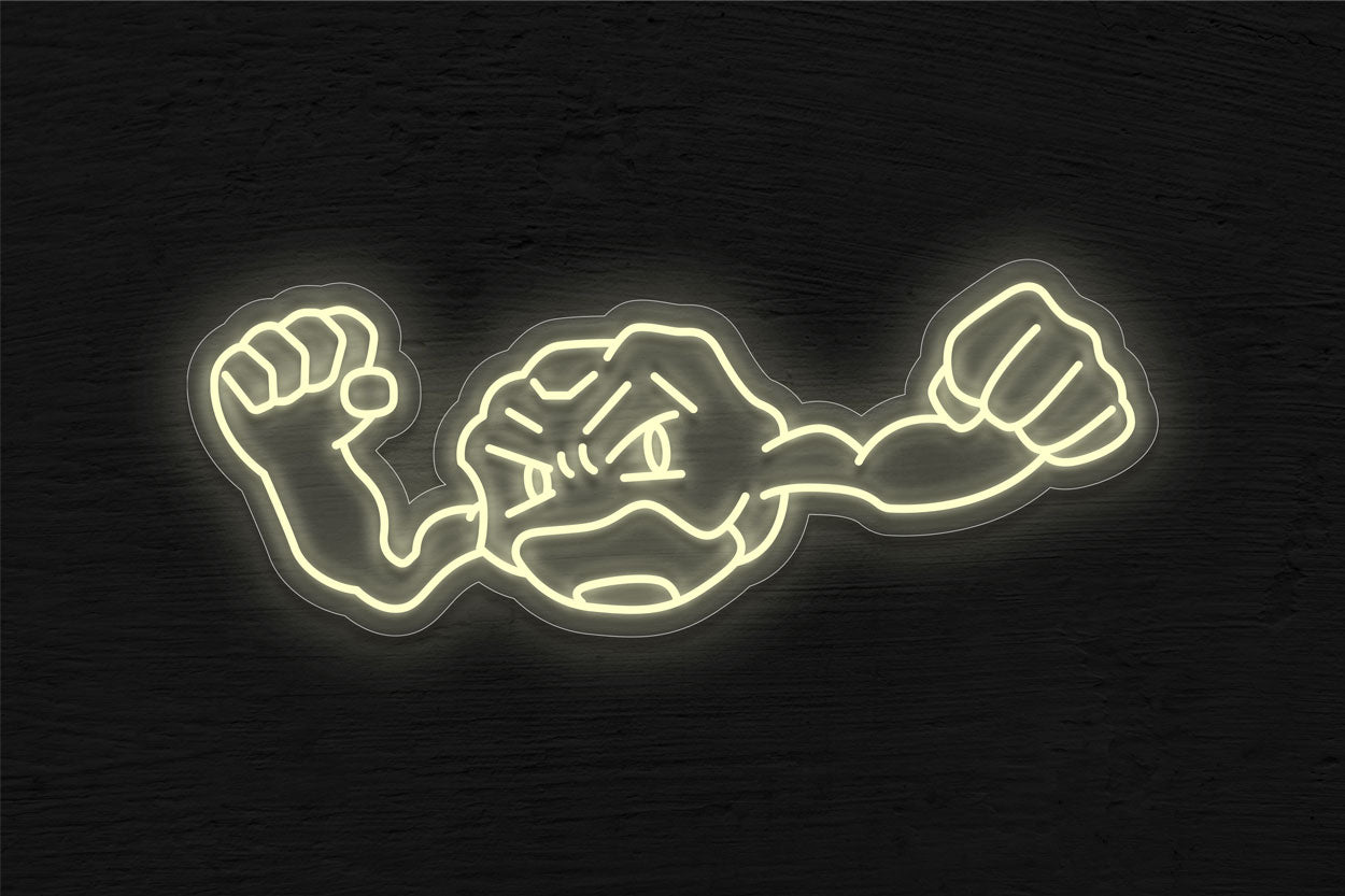 Geodude(Pokemon) LED Neon Sign