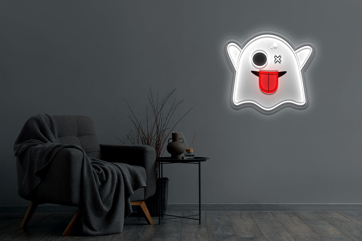 Ghost With Uv Printing LED Neon Sign