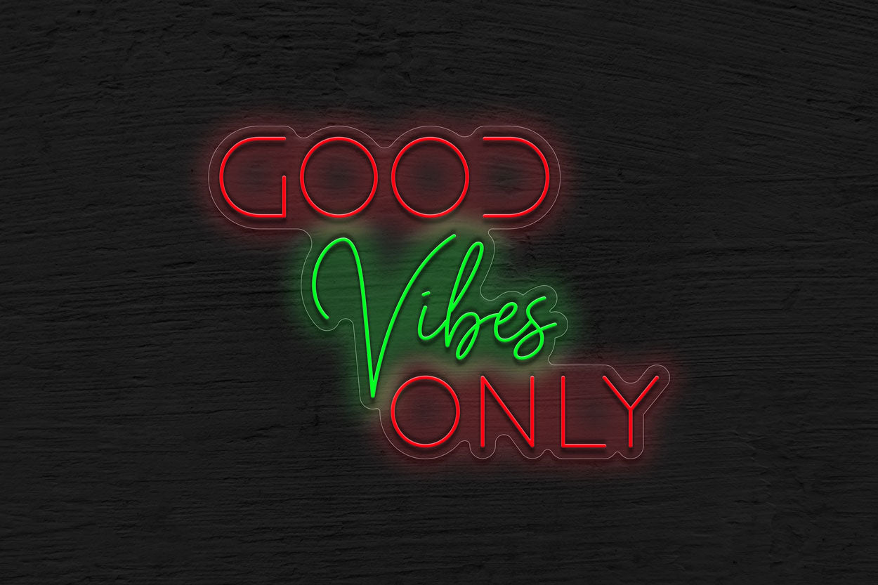 Good Vibes Only 010 LED Neon Sign