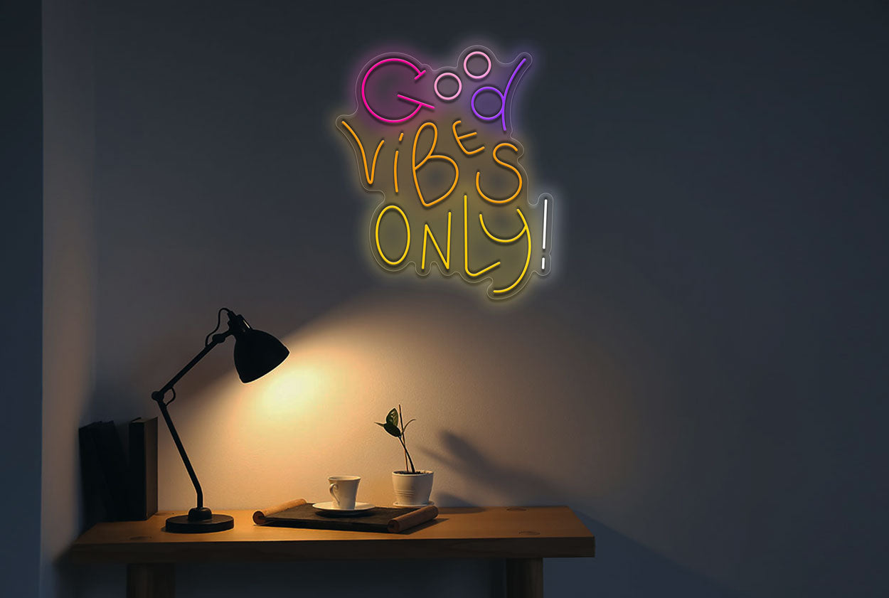 Good Vibes Only 014 LED Neon Sign