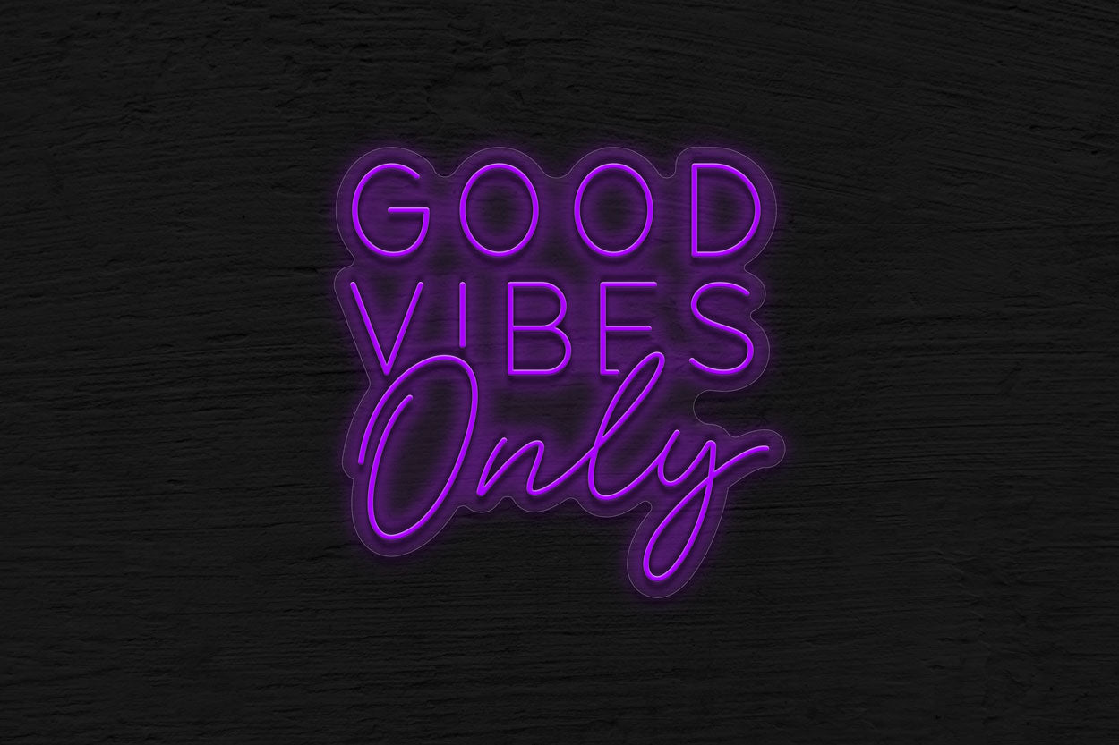 Good Vibes Only 015 LED Neon Sign