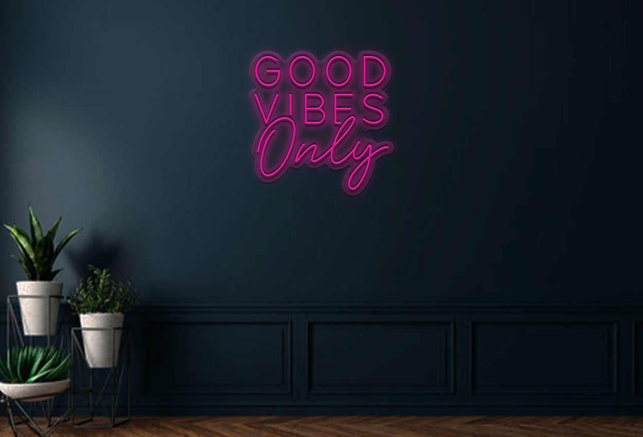 Good Vibes Only 015 LED Neon Sign