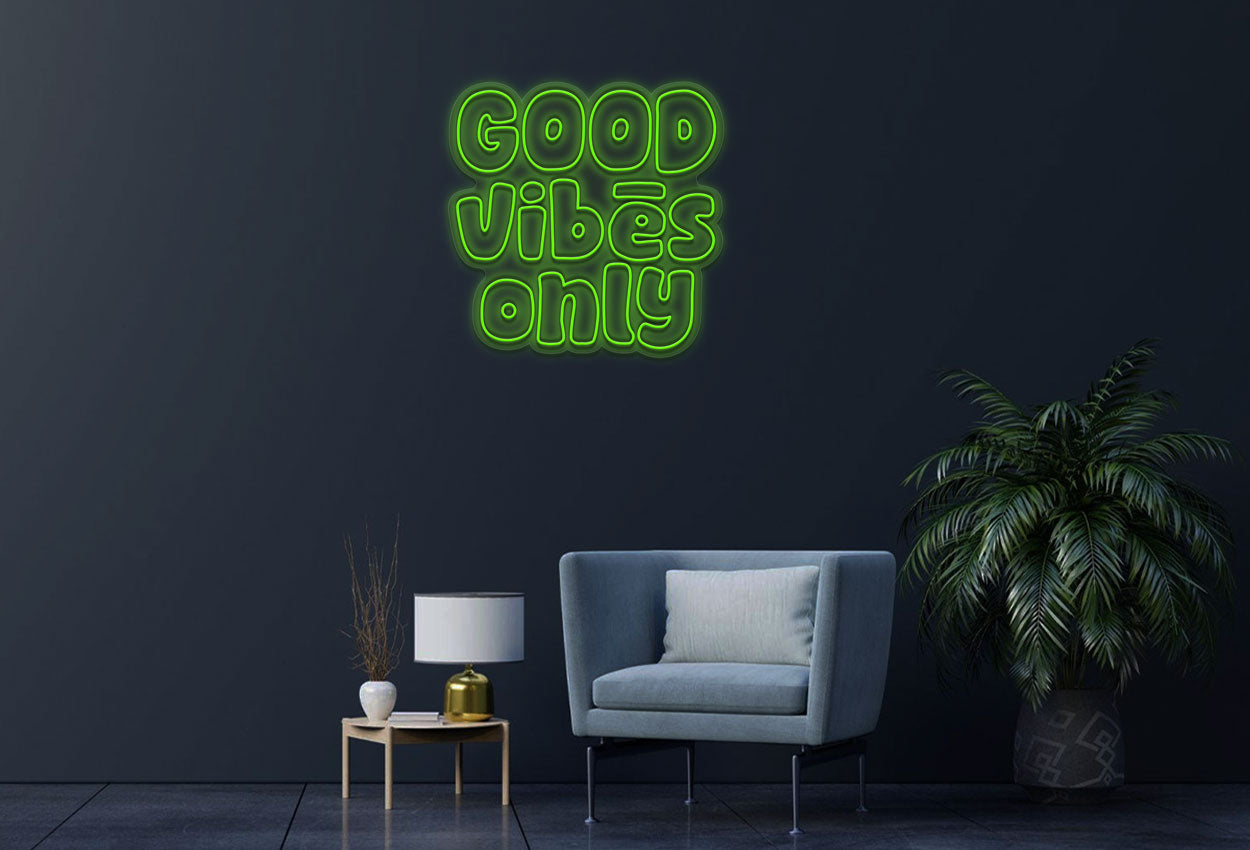 Good Vibes Only 017 LED Neon Sign