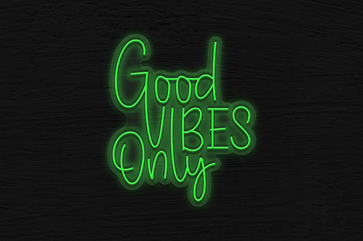 Good Vibes Only 018 LED Neon Sign