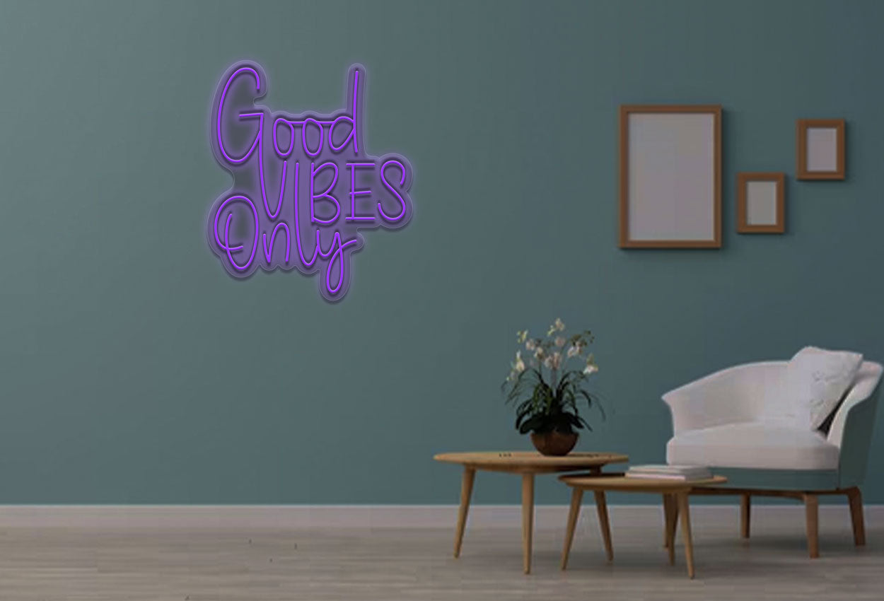 Good Vibes Only 018 LED Neon Sign