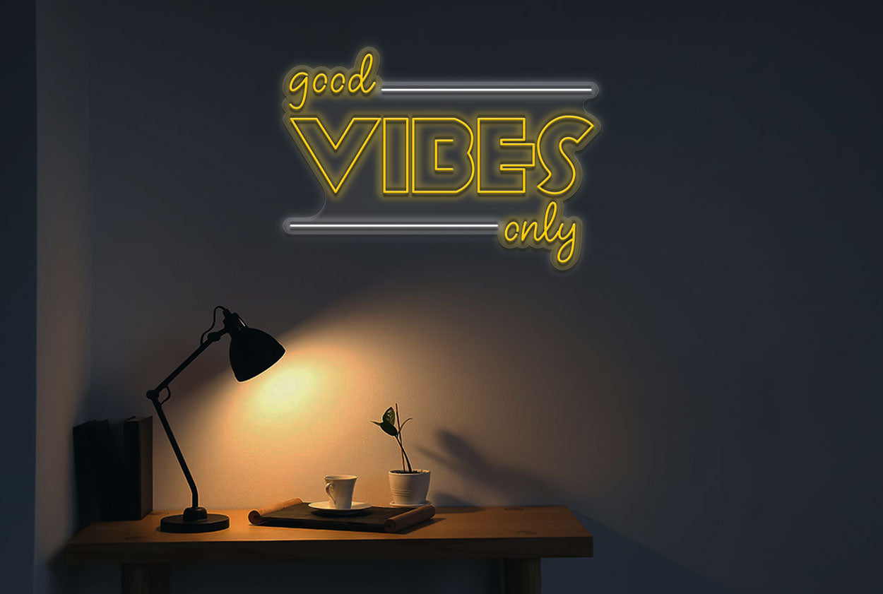 Good Vibes Only 019 LED Neon Sign