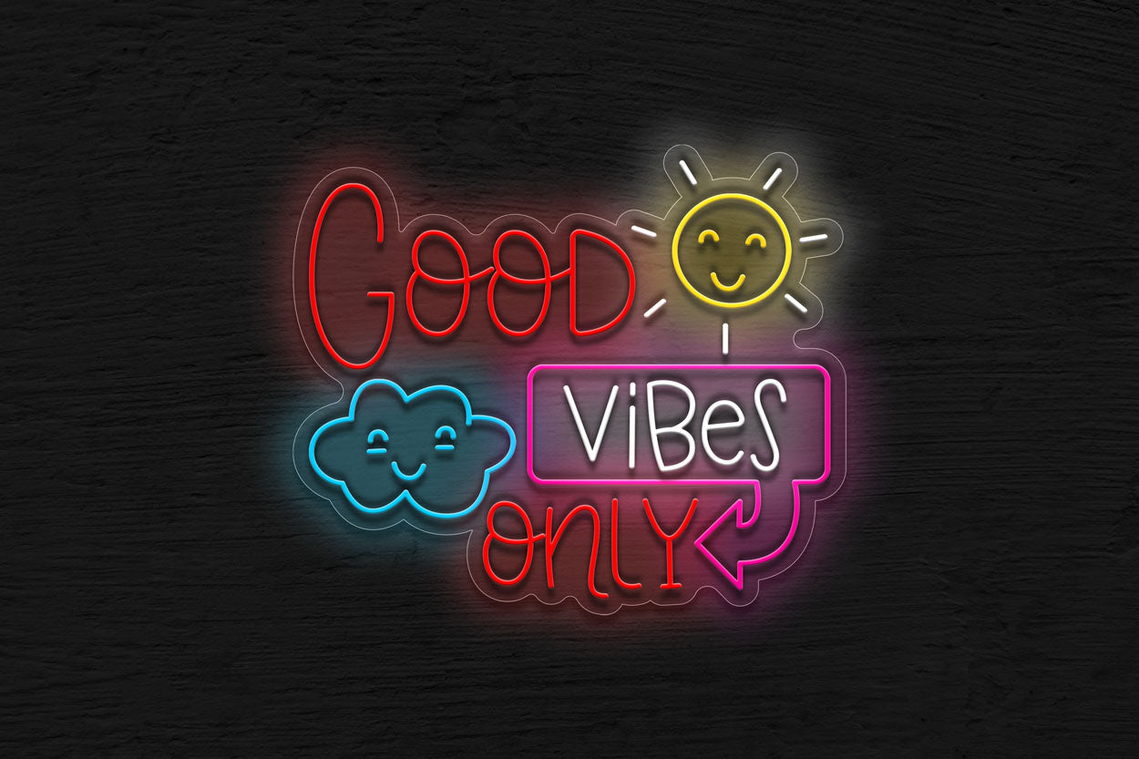 Good Vibes Only 022 LED Neon Sign