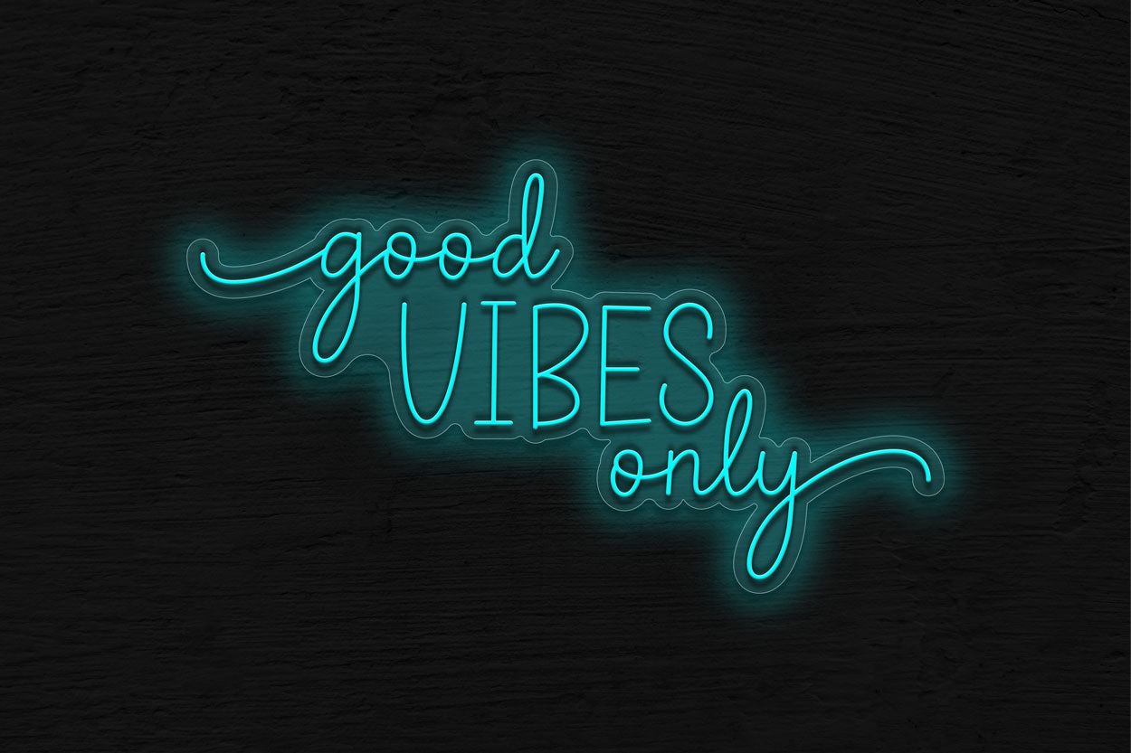 Good Vibes Only 025 LED Neon Sign