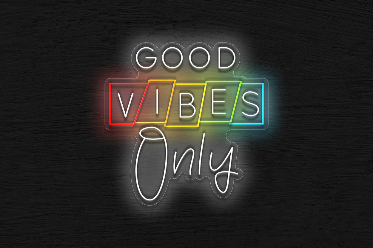 Good Vibes Only 028 LED Neon Sign