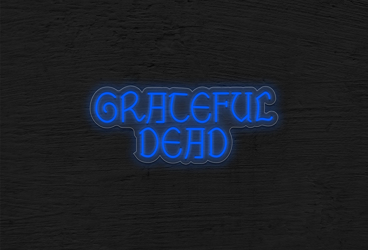 Grateful Dead in One Color LED Neon Sign