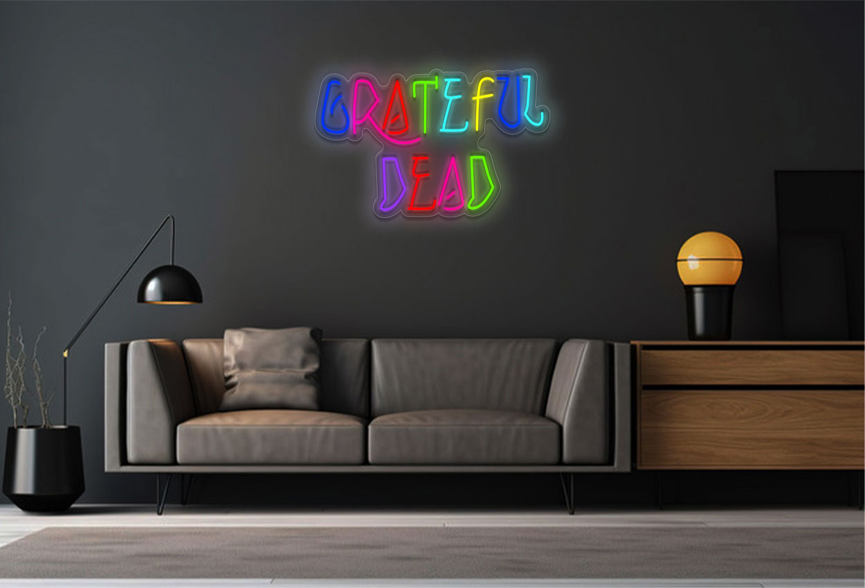Colorful Grateful Dead LED Neon Sign