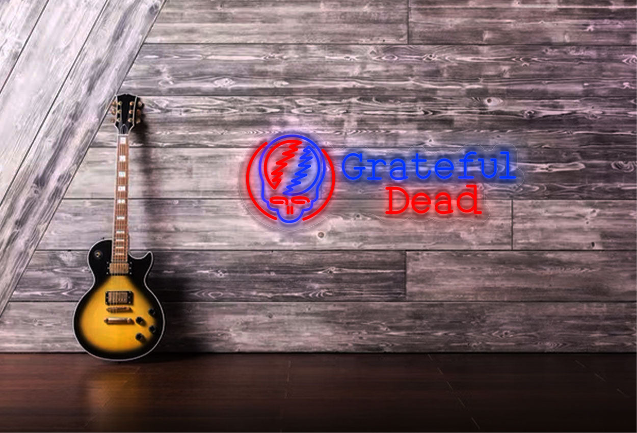 Logo and Grateful Dead LED Neon Sign