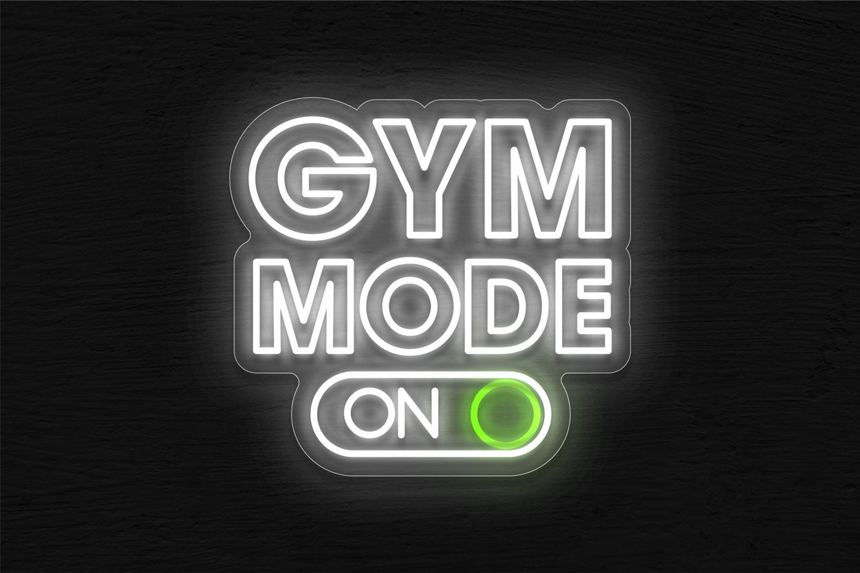 Gym Mode On LED Neon Sign