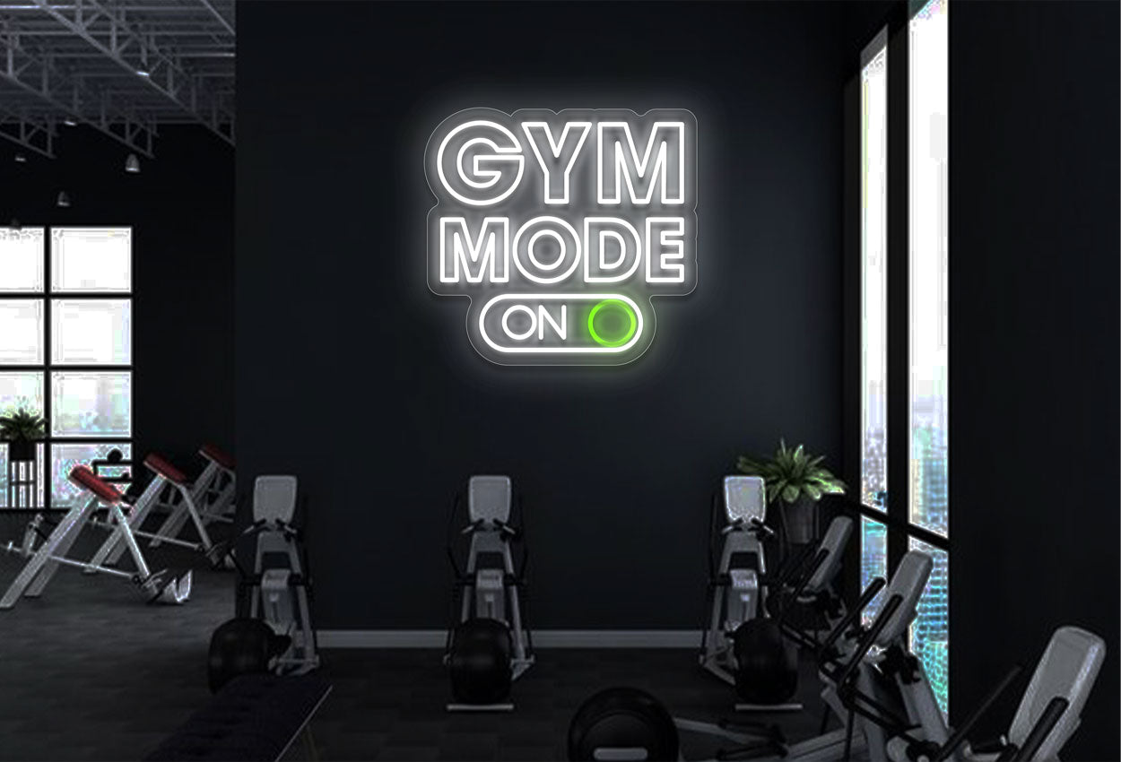 Gym Mode On LED Neon Sign