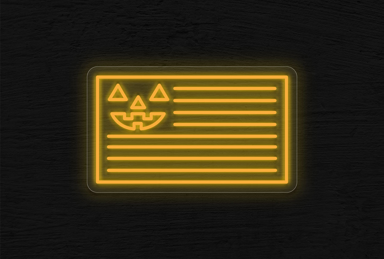 Halloween Flag LED Neon Sign