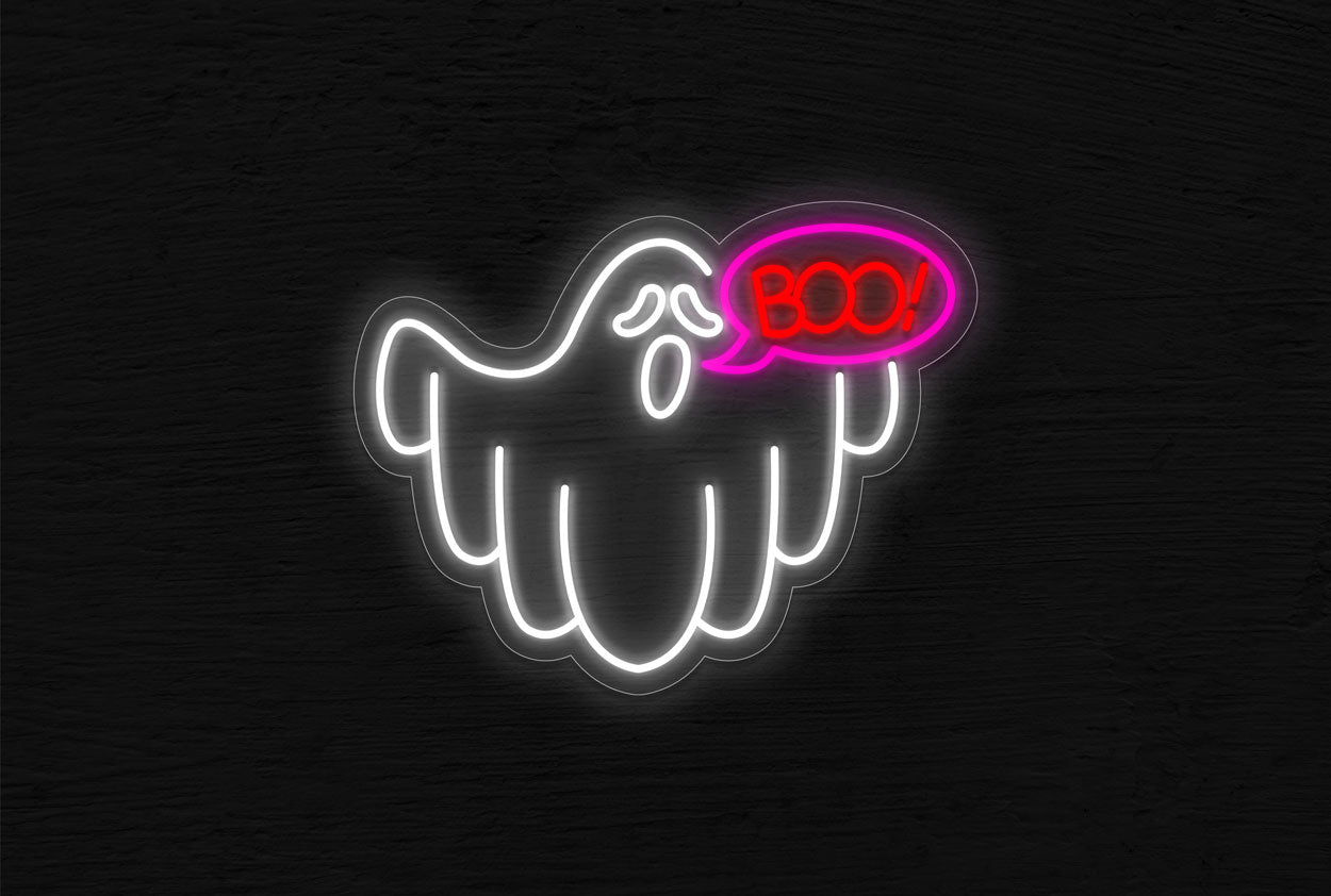 Ghost Boo LED Neon Sign
