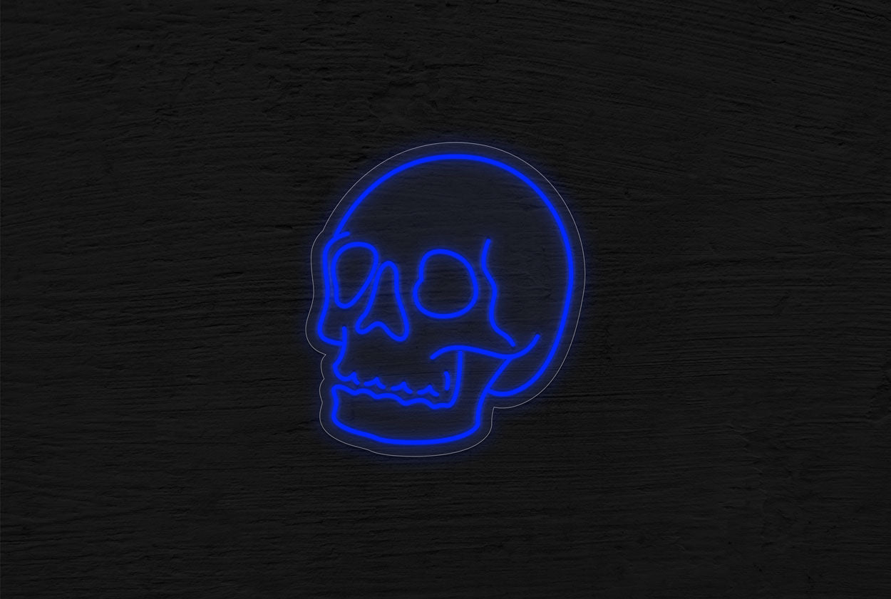 Human Skull LED Neon Sign