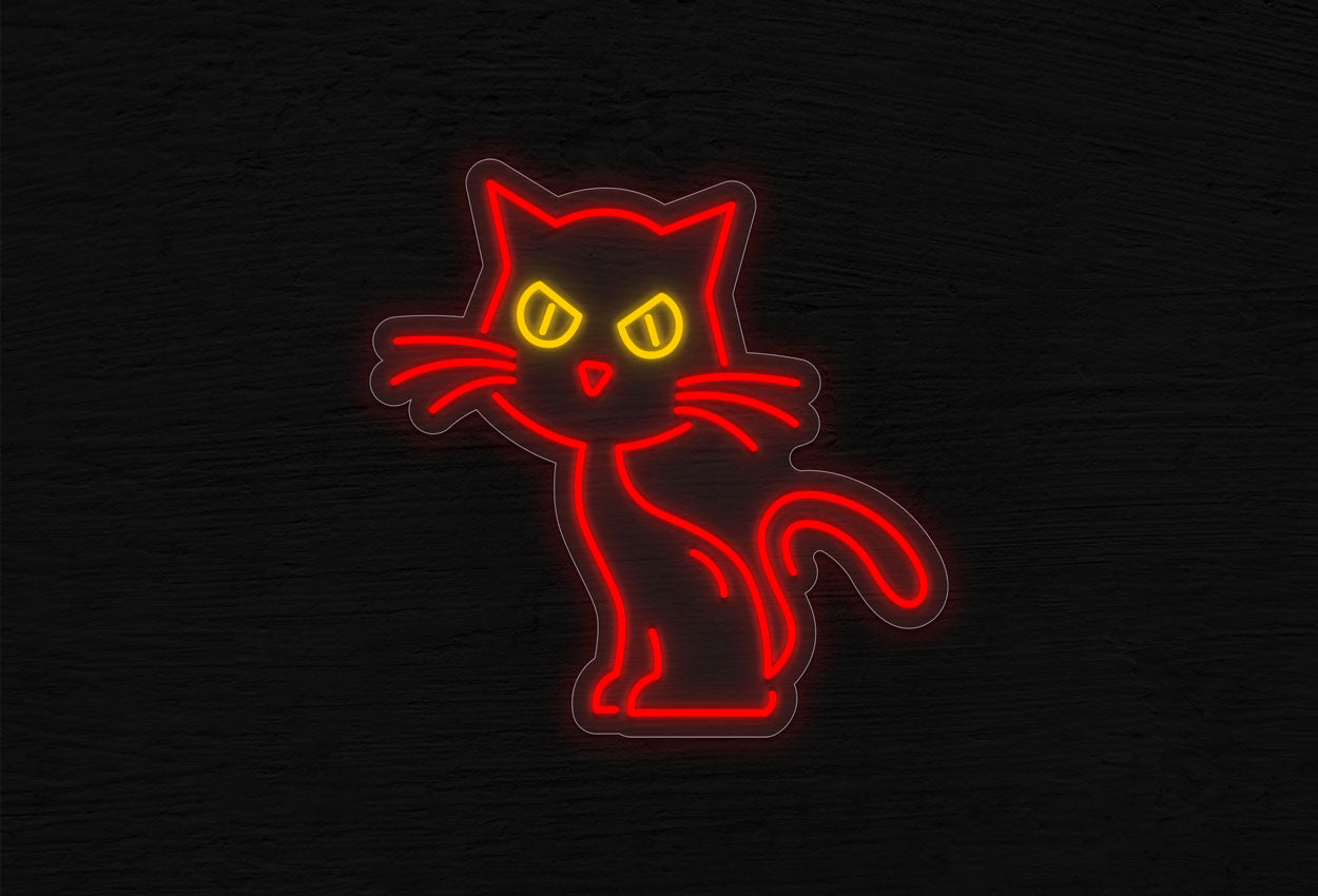 Sitting Cat LED Neon Sign