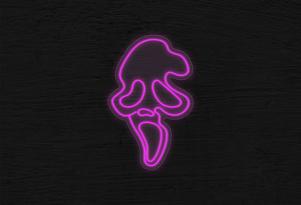 Ghost Skull LED Neon Sign