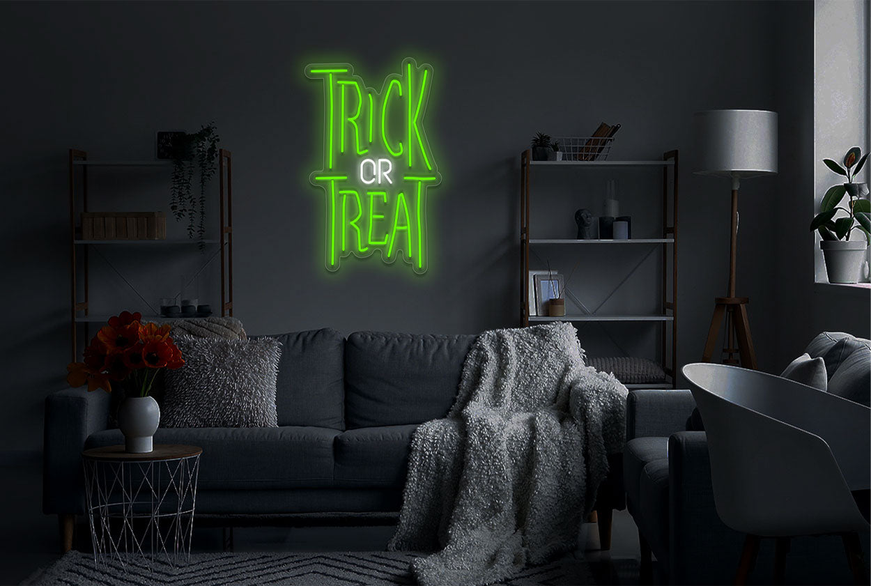 Trick or Treat LED Neon Sign