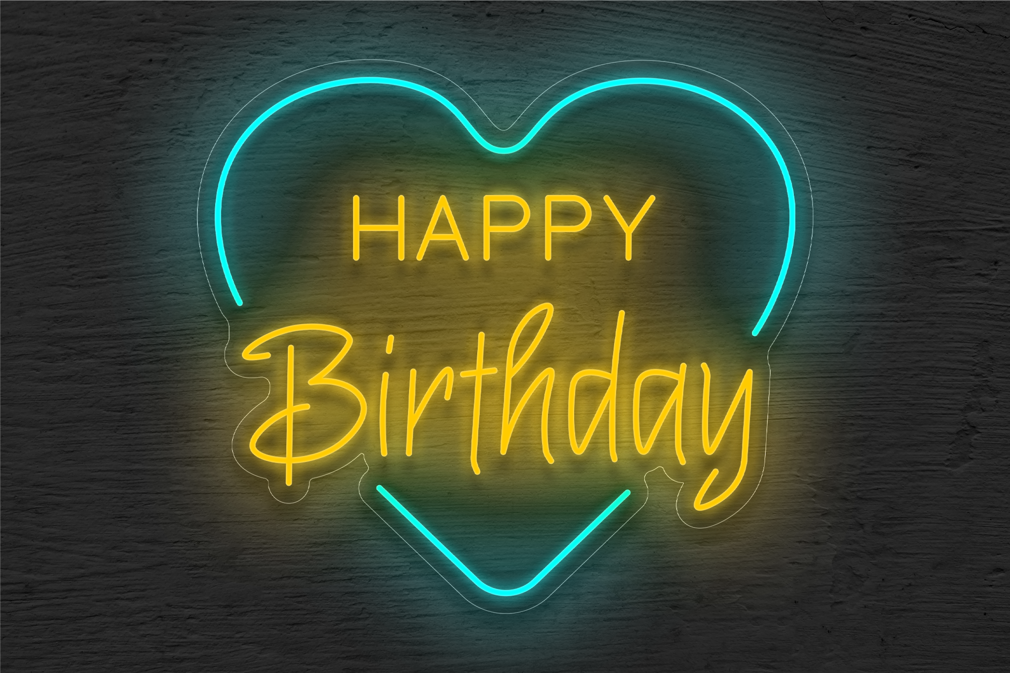 Buy Happy Birthday LED Neon Sign  Weddings & Celebrations Neon Signs  from Best Buy Neon Signs