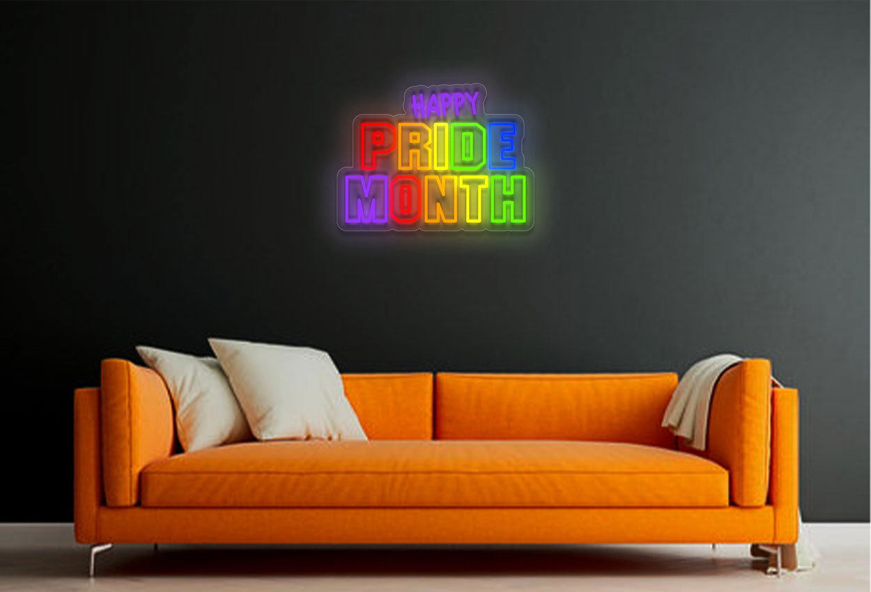 Happy Pride Month LED Neon Sign