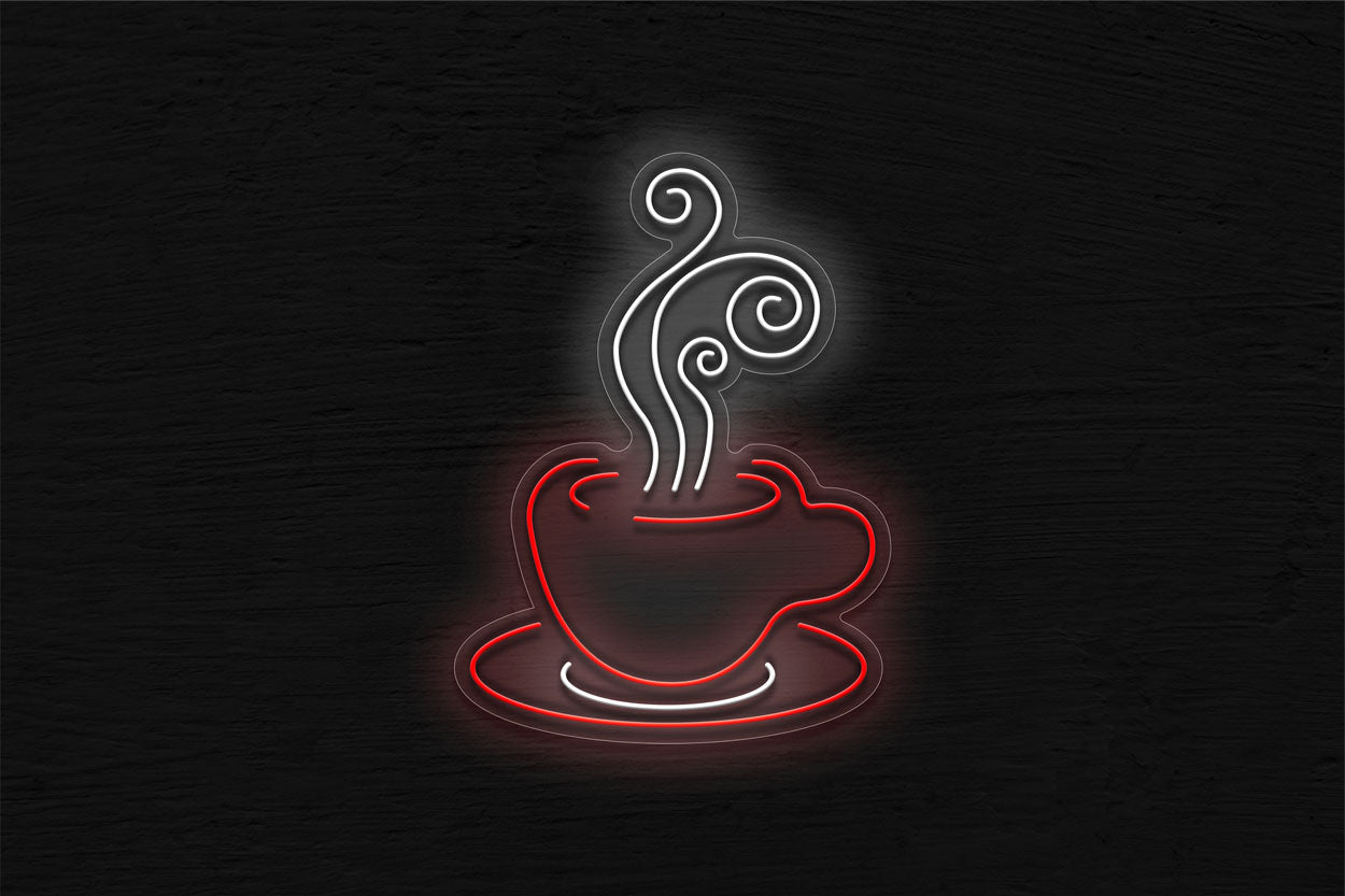 Hot Cup of Coffee LED Neon Sign