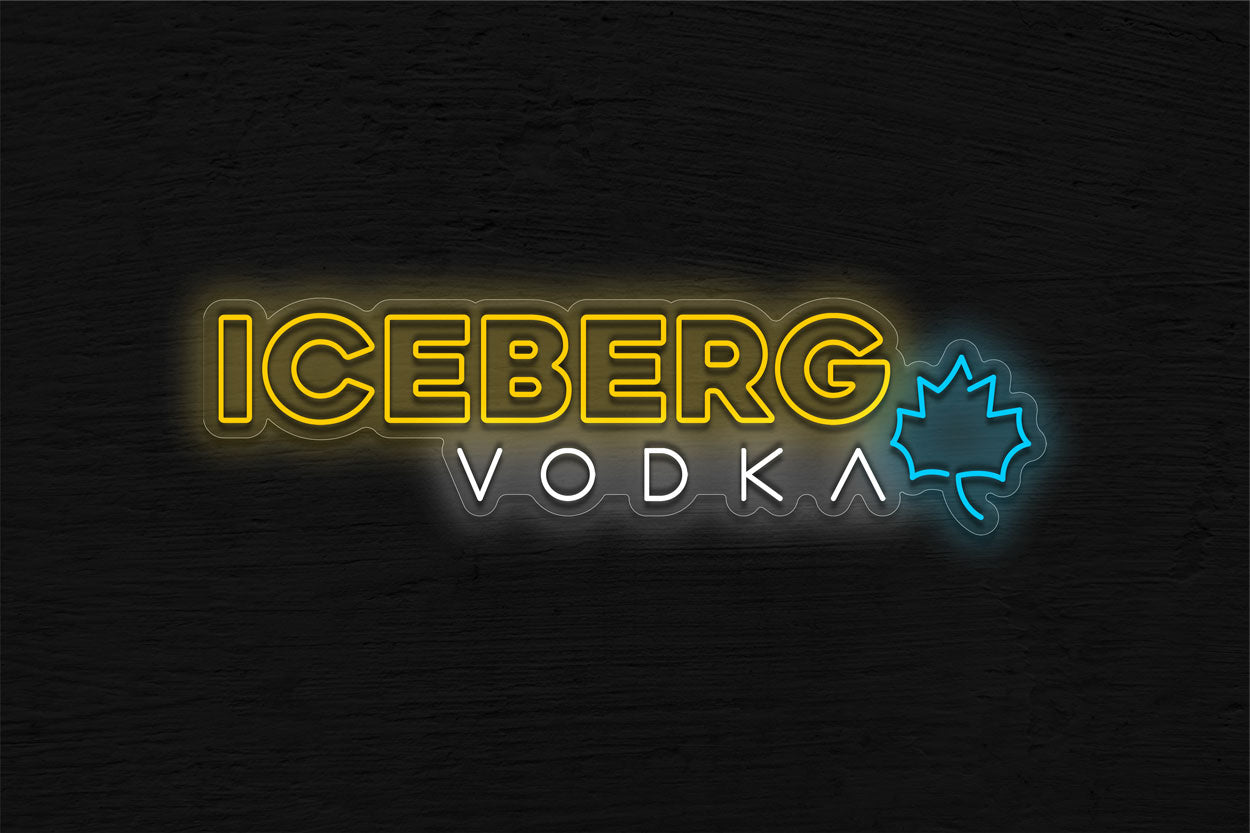 Iceberg Vodka LED Neon Sign