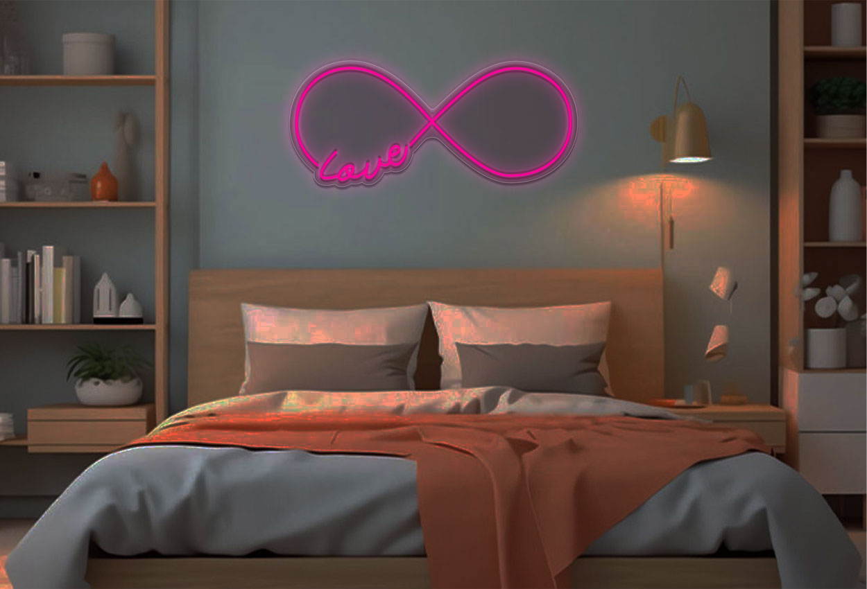 Infinity Love LED Neon Sign