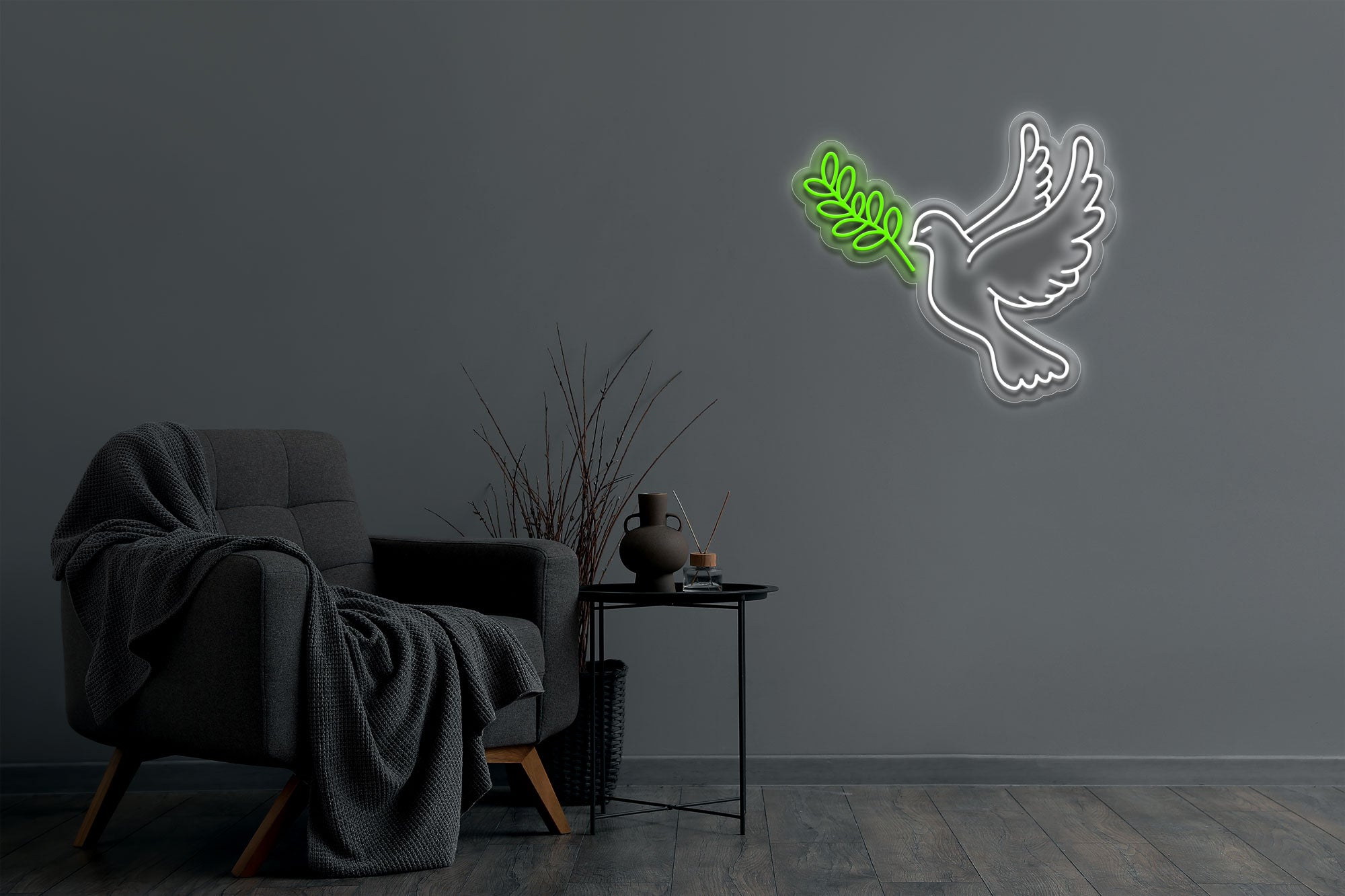 Jewish Dove Peace LED Neon Sign