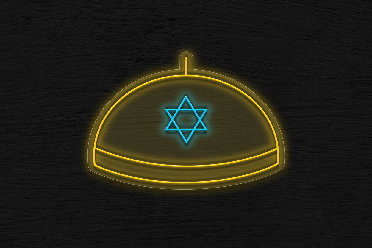 Jewish Hat Arched LED Neon Sign