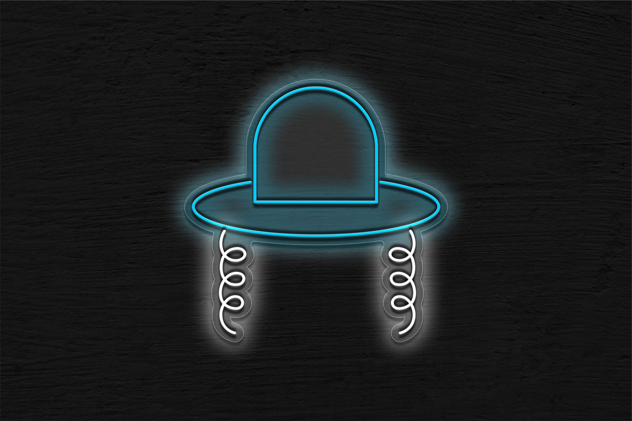 Jewish Hat LED Neon Sign