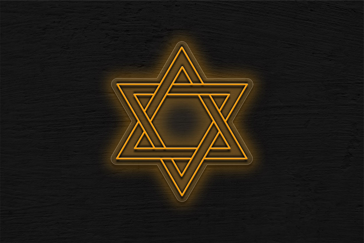 Jewish Star LED Neon Sign