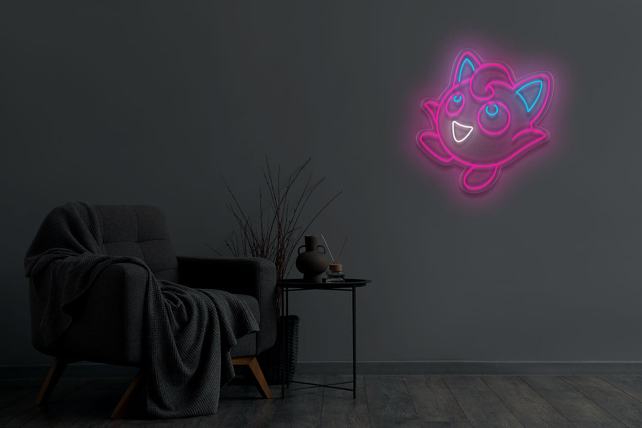 Jigglypuff (Pokémon) LED Neon Sign