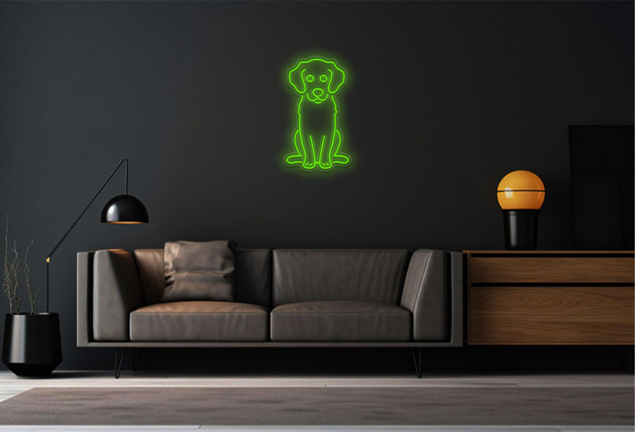 Labrador Retriever Dog LED Neon Sign