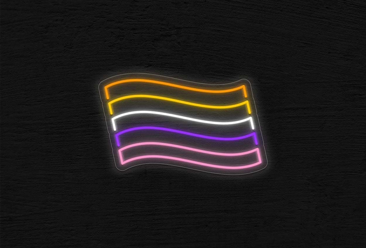 Lesbian Flag LED Neon Sign