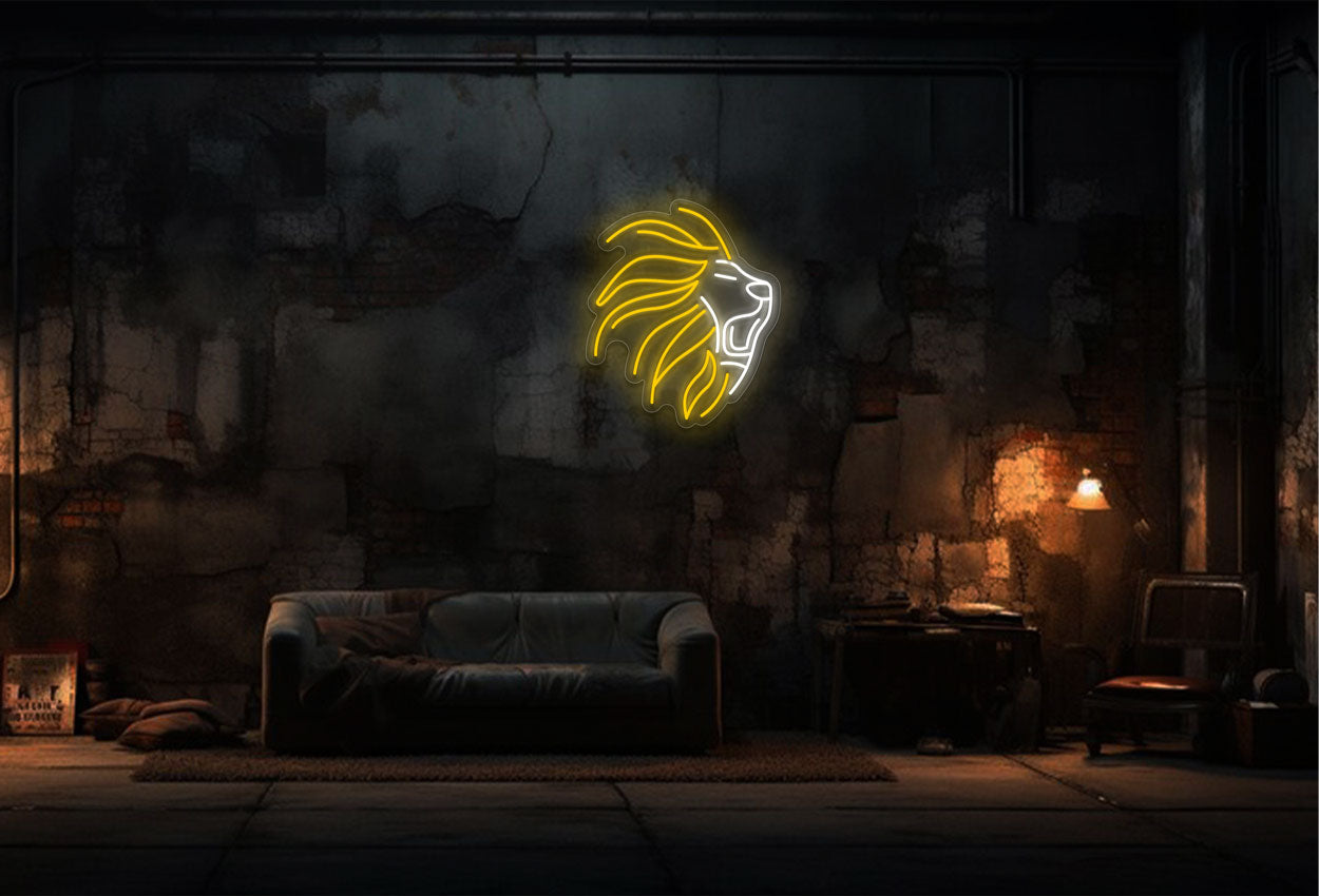 Lion LED Neon Sign