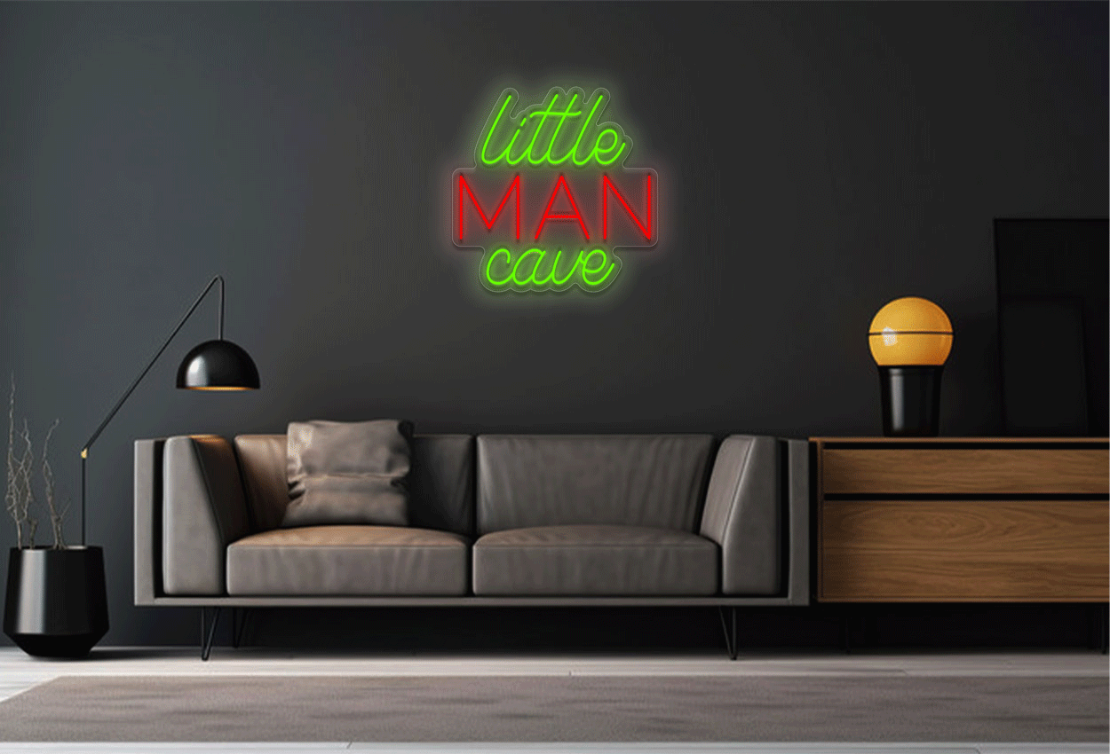 Little Man Cave LED Neon Sign