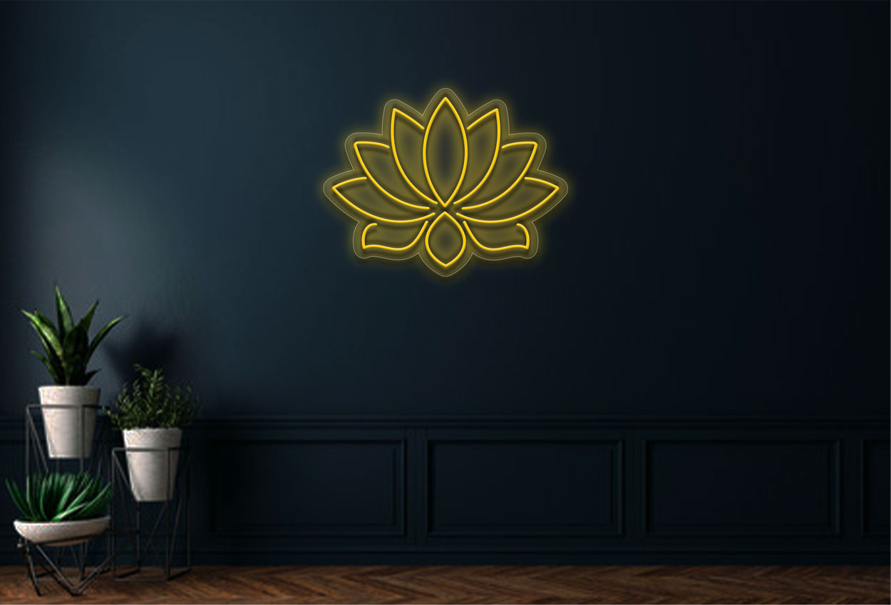 Lotus LED Neon Sign