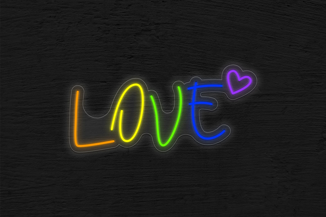 Love LGBTQ LED Neon Sign