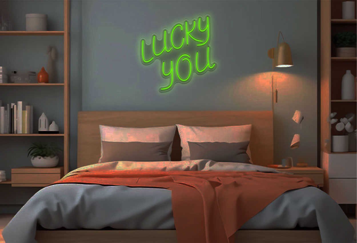 Lucky You LED Neon Sign