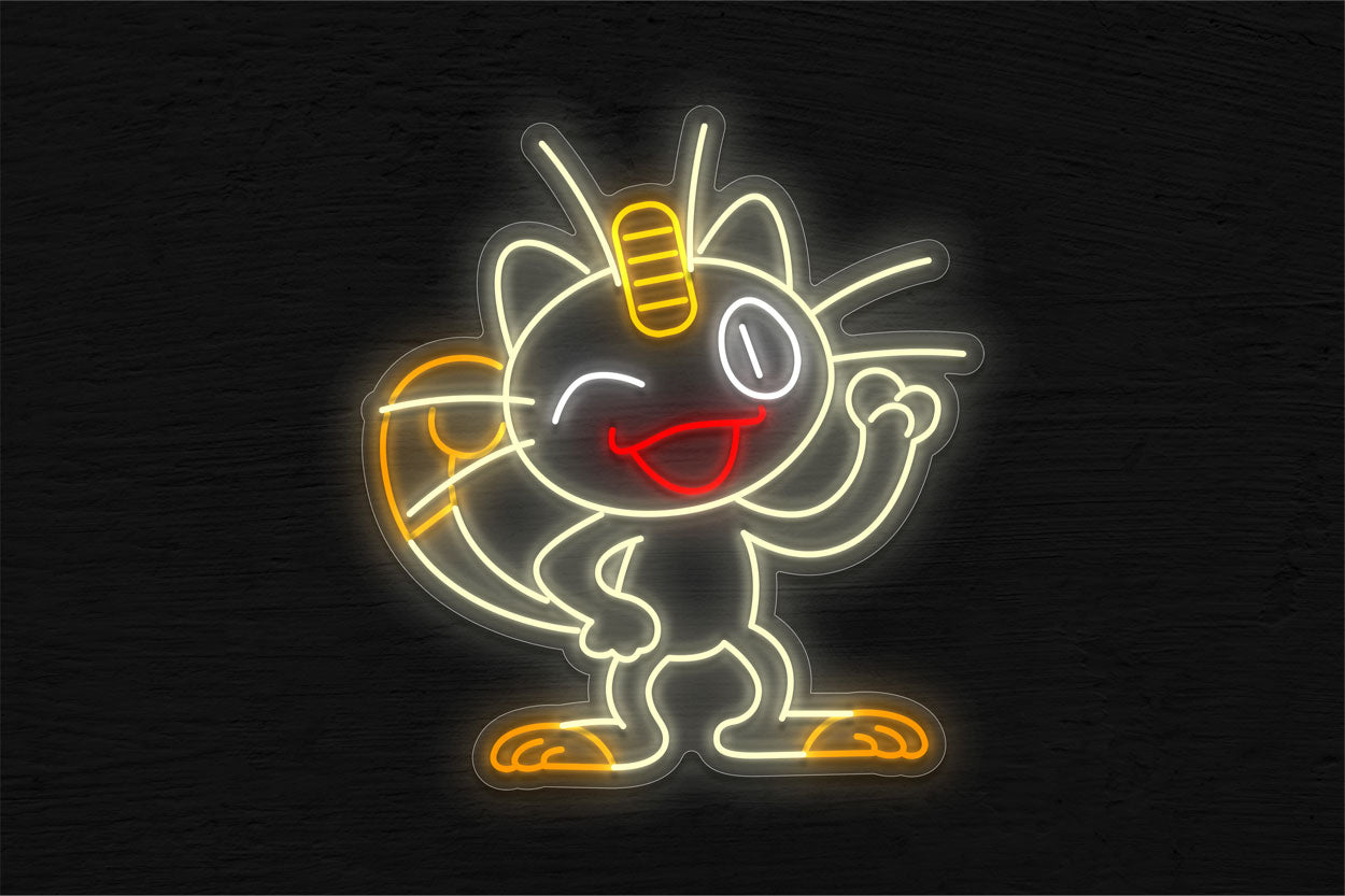 Meowth(Pokemon) LED Neon Sign