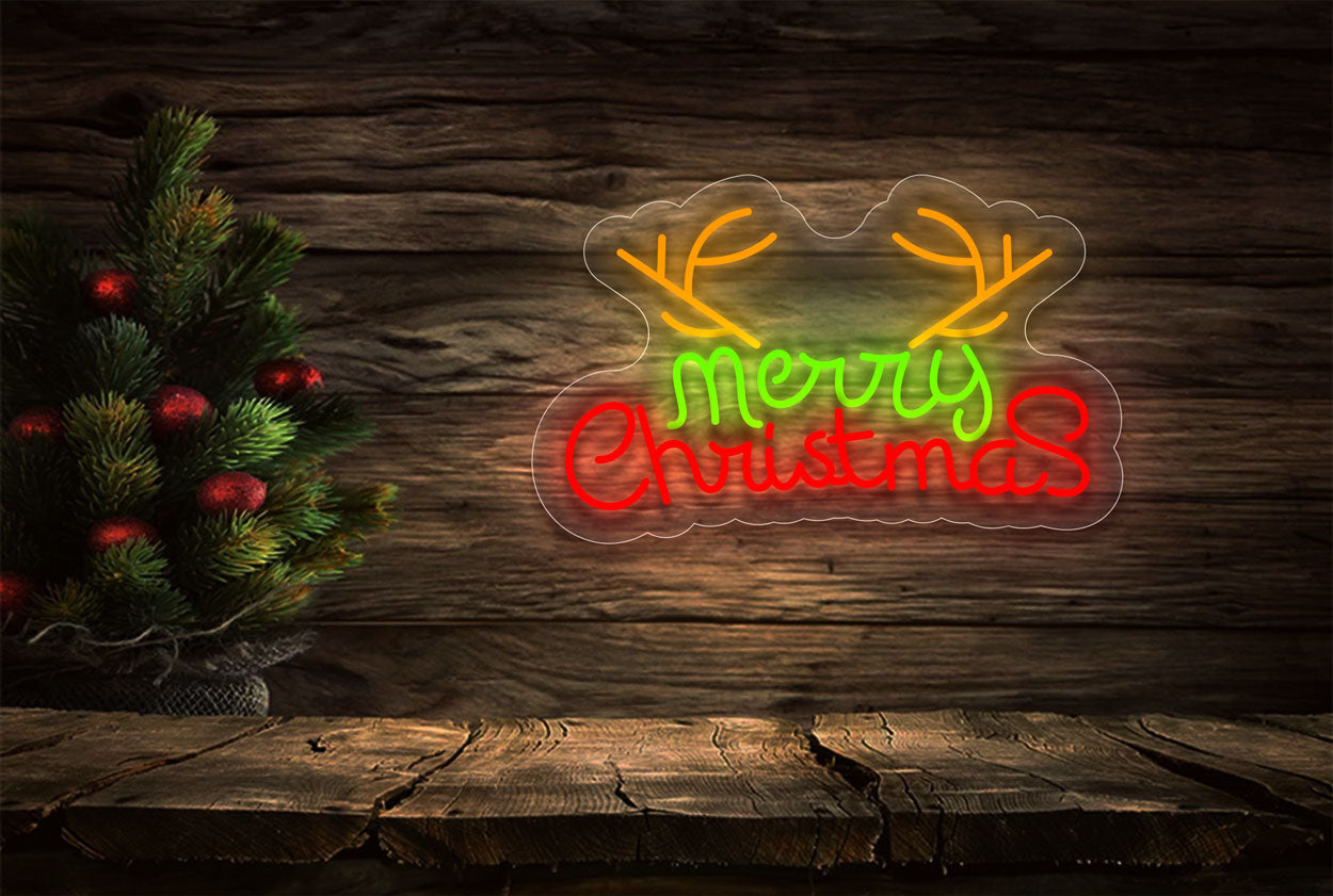 Merry Christmas LED Neon Sign