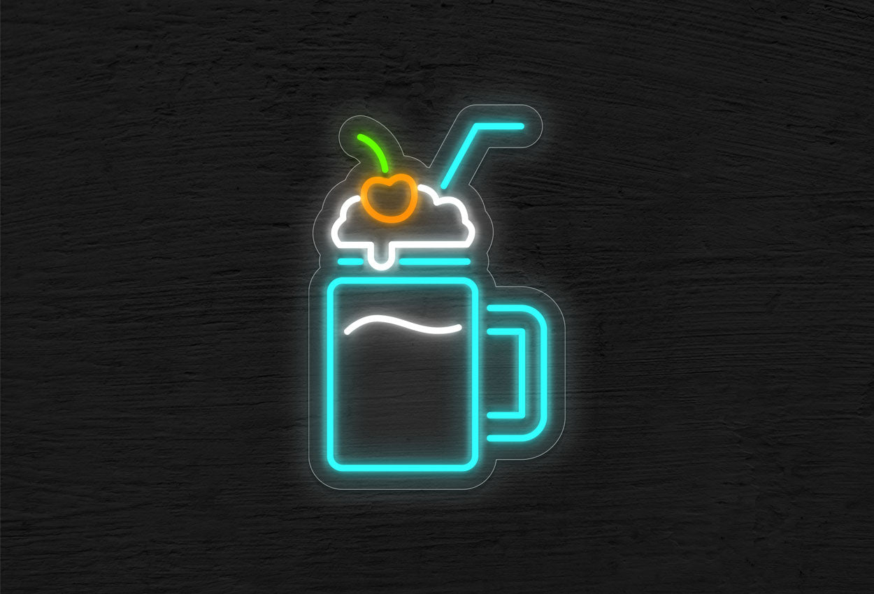 Milkshake in a Mug LED Neon Sign