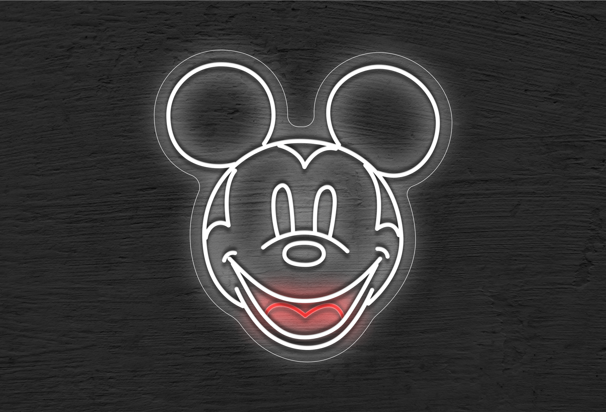 Steamboat Willie Mouse Head LED Neon Sign