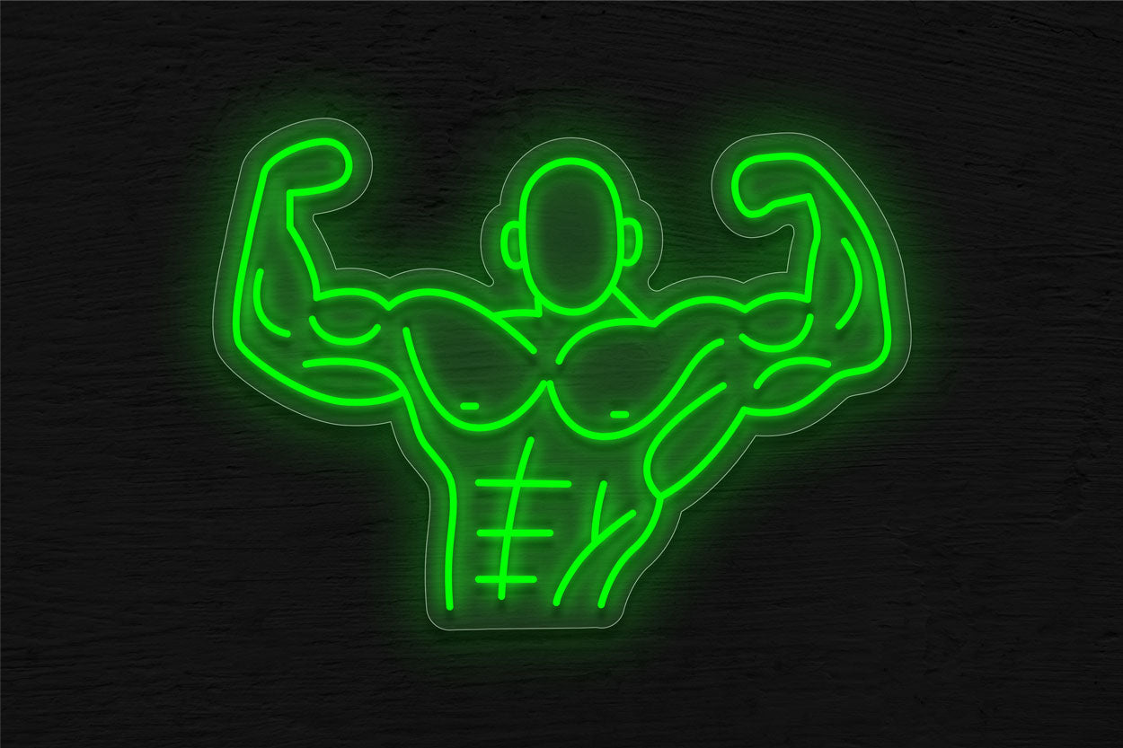 Muscle Man LED Neon Sign