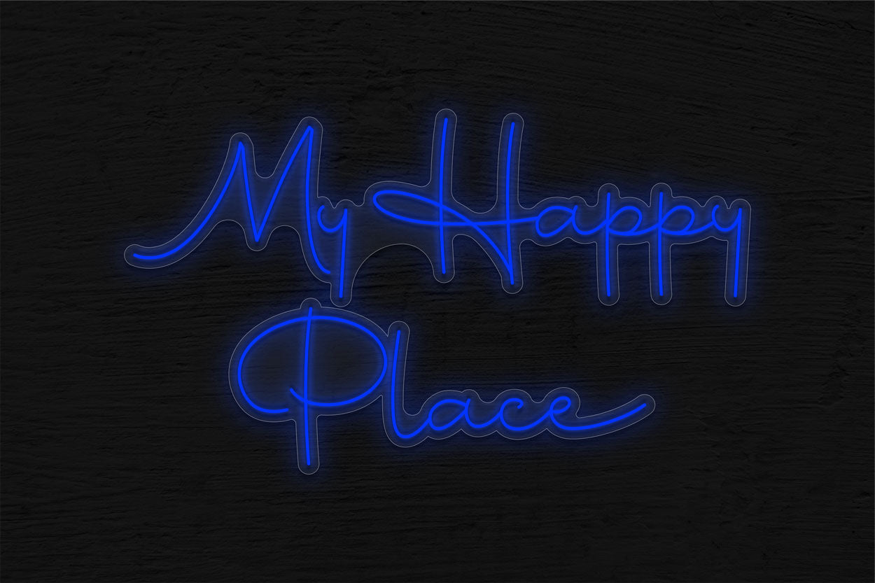 My Happy Place LED Neon Sign