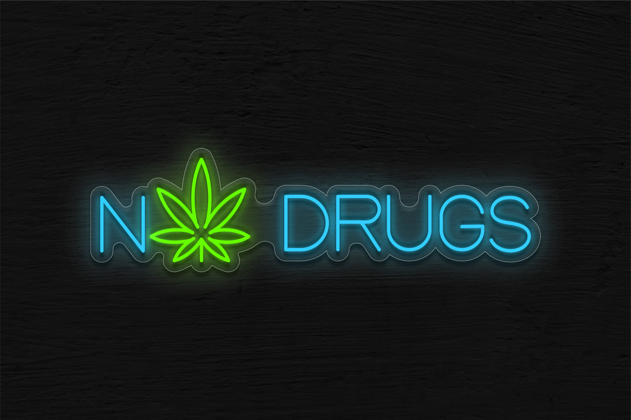 No Drugs V2 LED Neon Sign