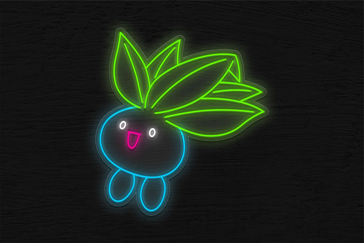 Oddish(Pokemon) LED Neon Sign